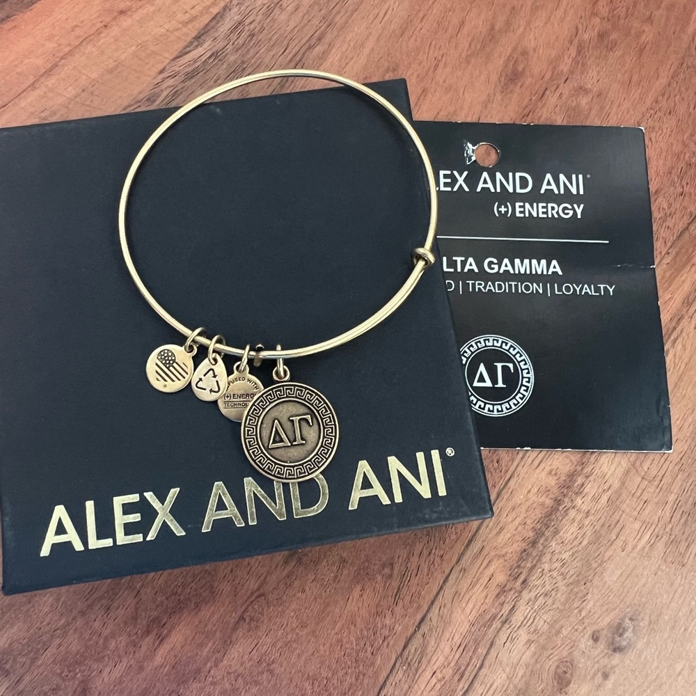 Alex and Ani Delta Gamma Bangle Bracelet - Picture 6 of 7